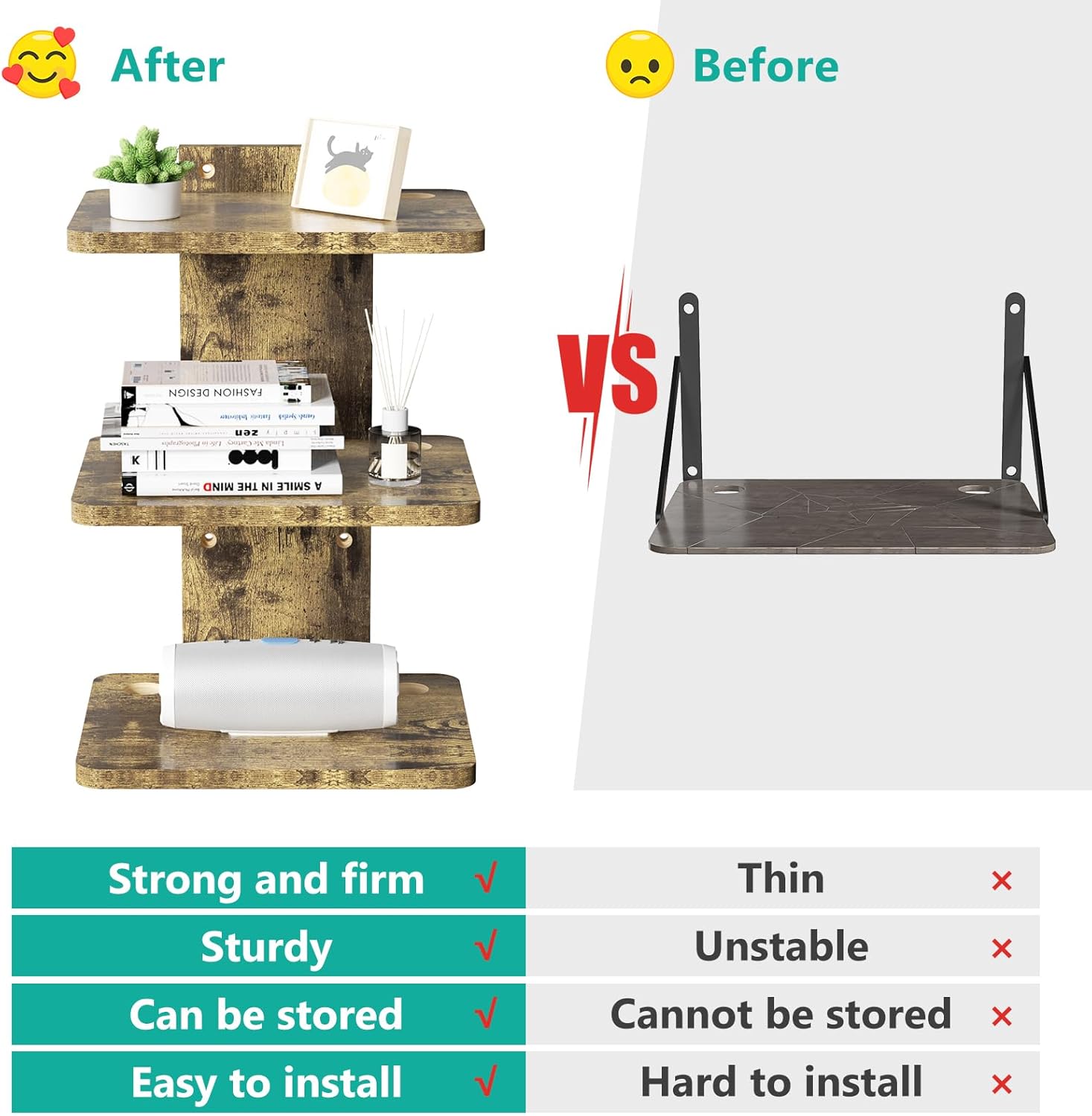 WALI Floating TV Shelf