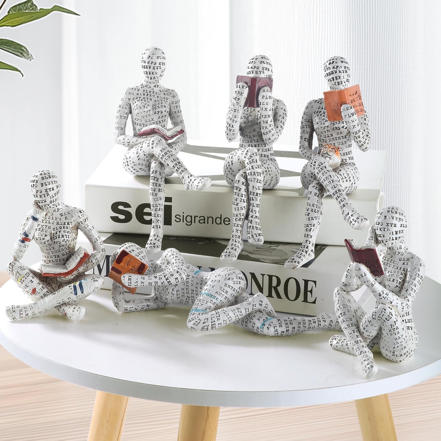 Home Decor Pulp Reading Women Thinker