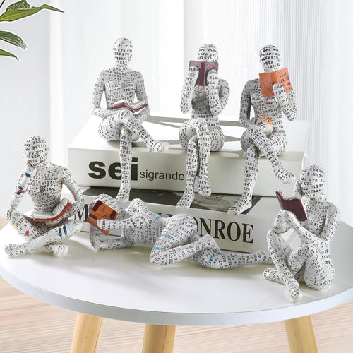 Home Decor Pulp Reading Women Thinker